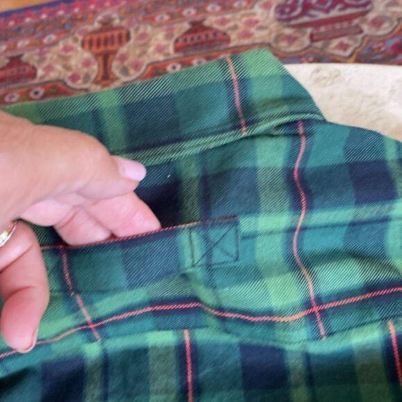 NEW! 100% Cotton Flannel Plaid Button Down Shirt - Picture 7 of 11
